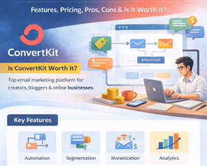 ConvertKit Review 2026 dashboard overview